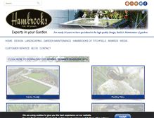 Tablet Screenshot of hambrooks.co.uk